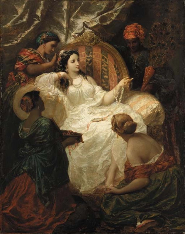 La vestizione della favorita - 1857